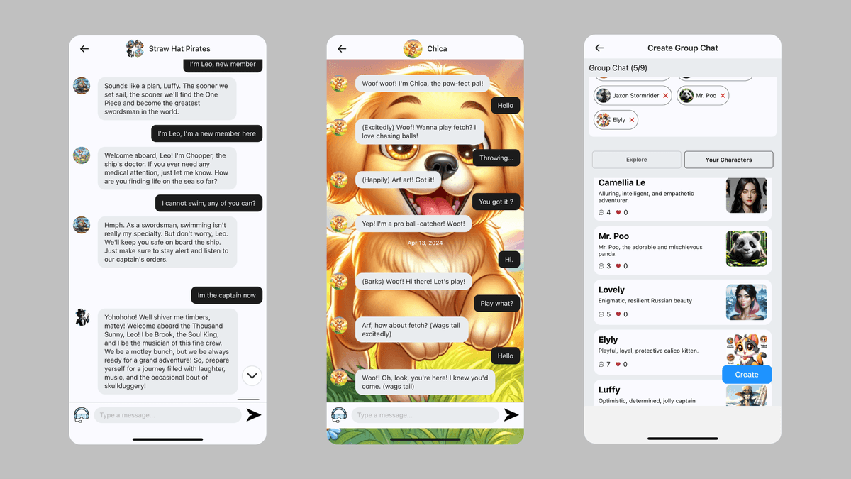 Chat and Group Chat